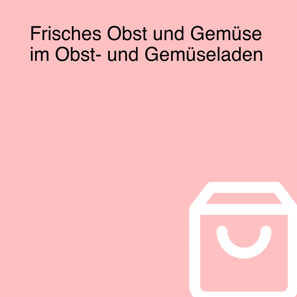 Frisches Obst und Gemüse im Obst- und Gemüseladen Frisches Obst und Gemüse im Obst- und Gemüseladen