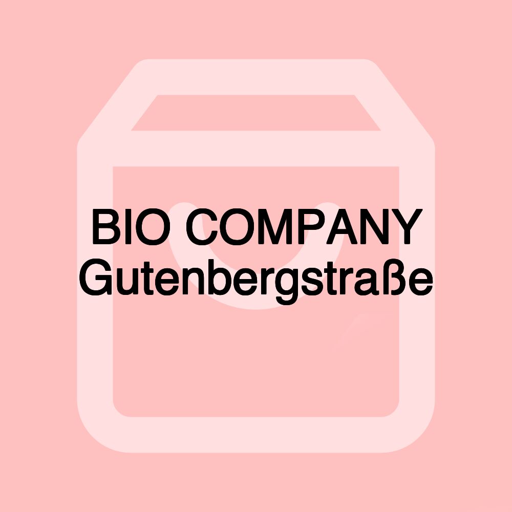 BIO COMPANY Gutenbergstraße