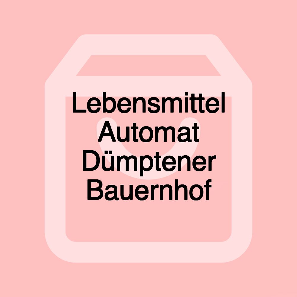 Lebensmittel Automat Dümptener Bauernhof