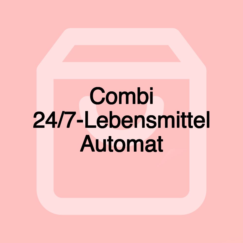 Combi 24/7-Lebensmittel Automat Combi 24/7-Lebensmittel Automat