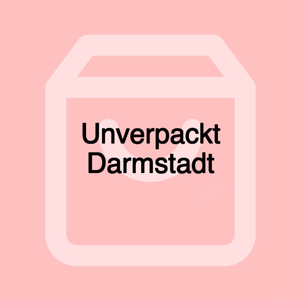 Unverpackt Darmstadt