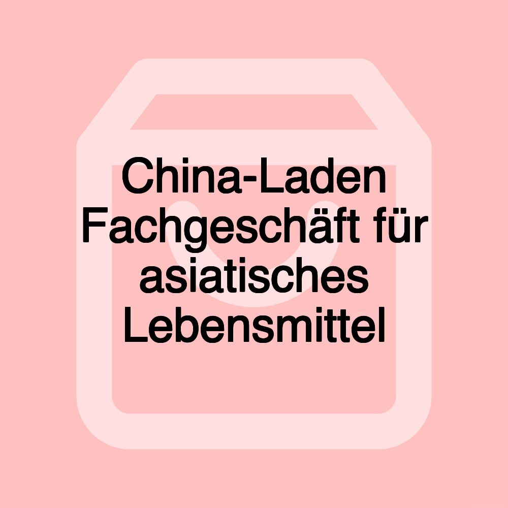 China-Laden Fachgeschäft für asiatisches Lebensmittel