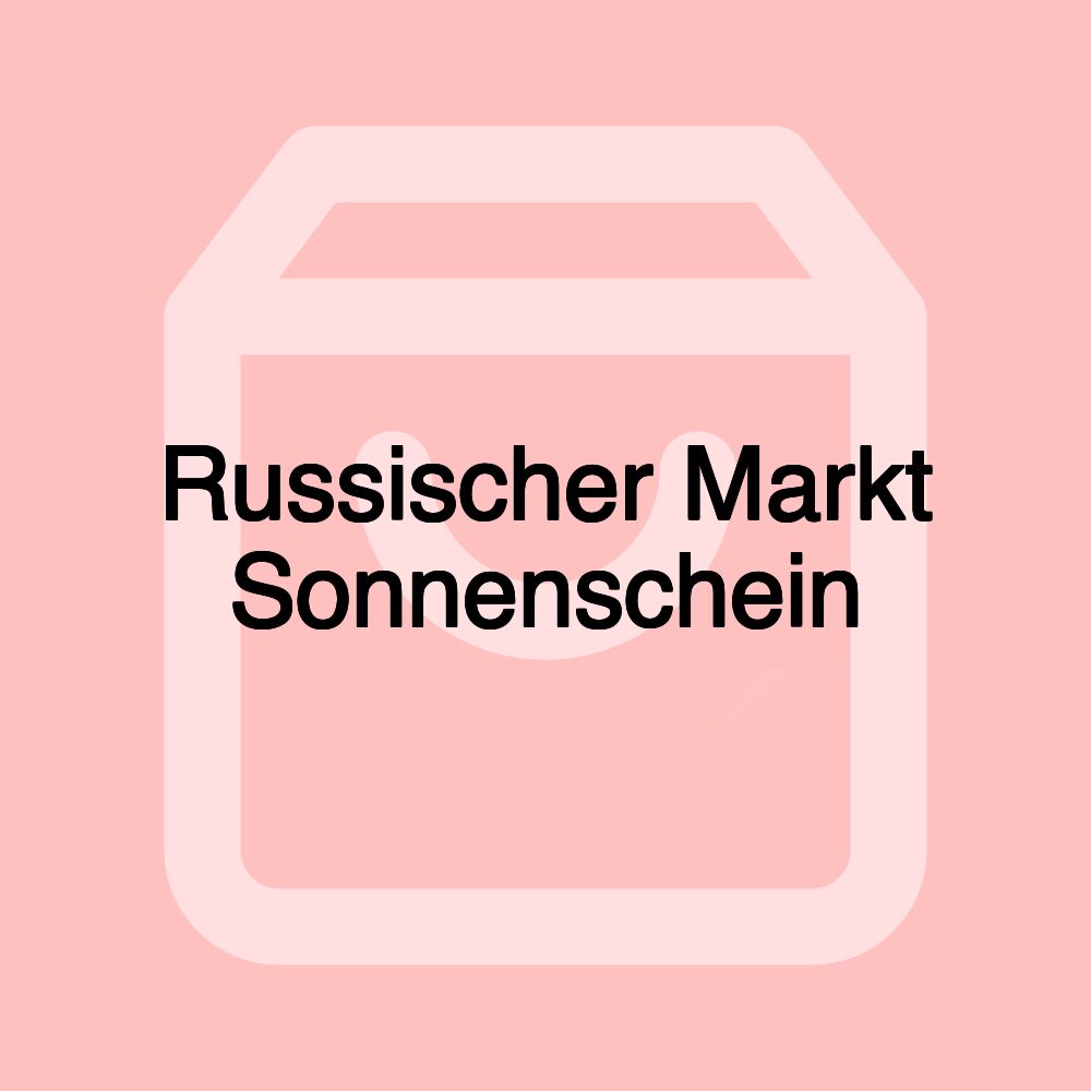 Russischer Markt Sonnenschein Russischer Markt Sonnenschein