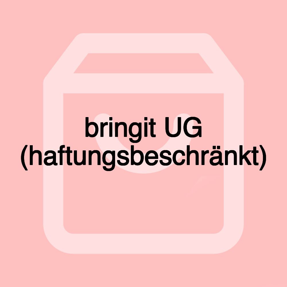 bringit UG (haftungsbeschränkt)