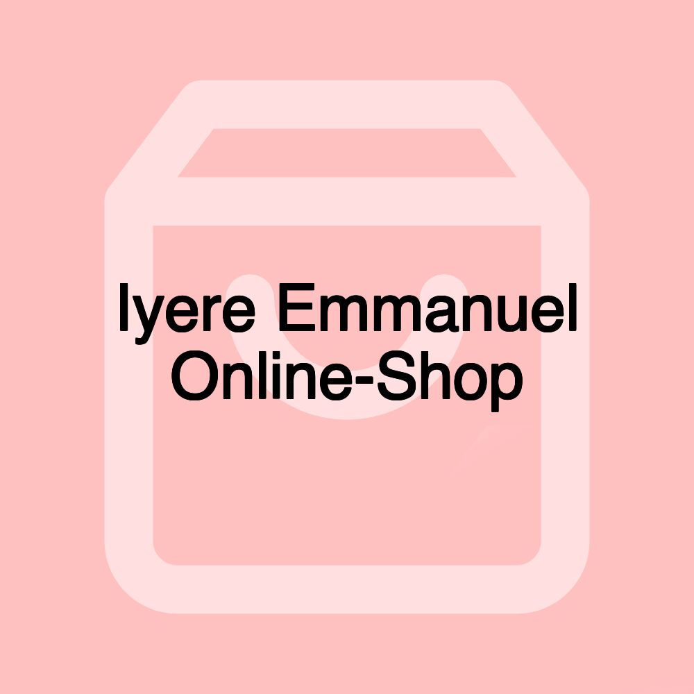 Iyere Emmanuel Online-Shop