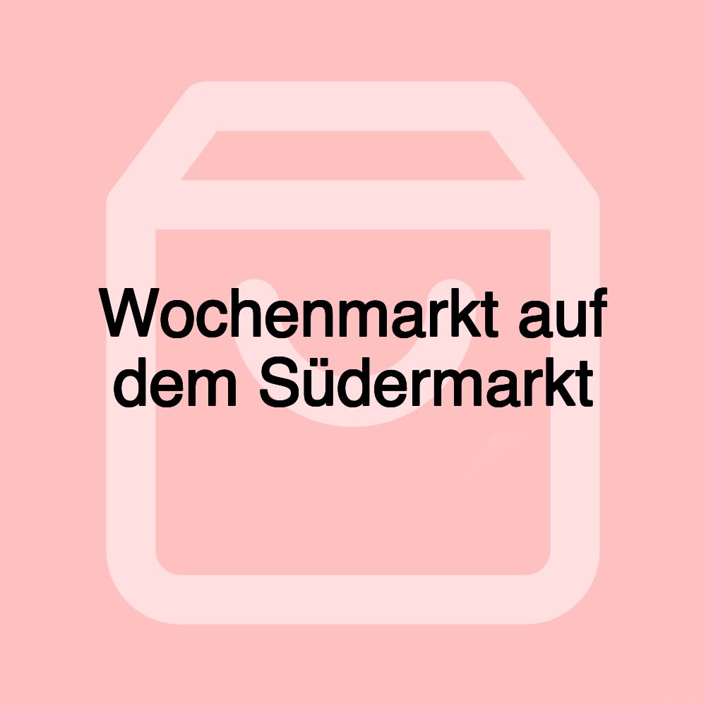 Wochenmarkt auf dem Südermarkt