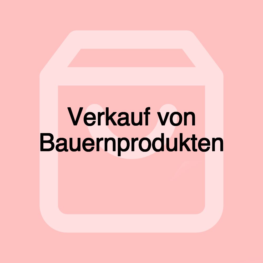 Verkauf von Bauernprodukten