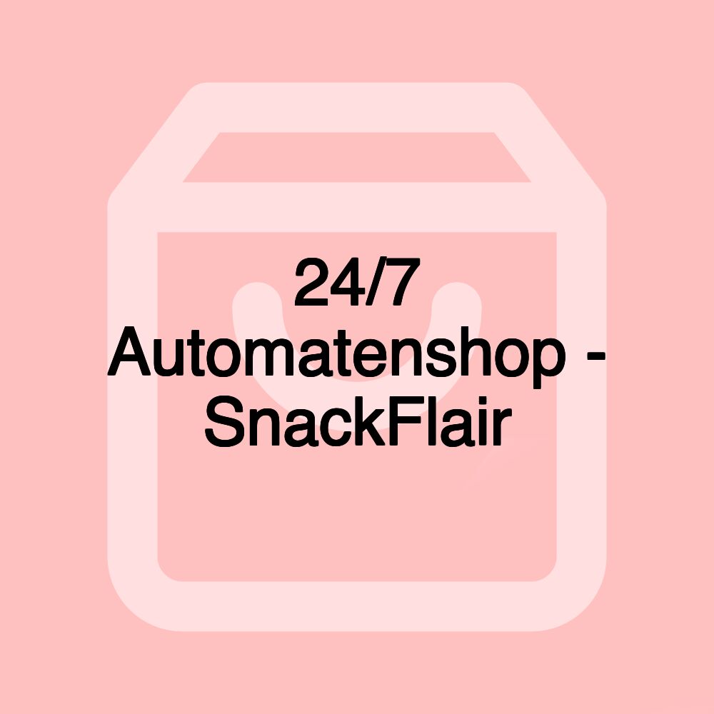24/7 Automatenshop - SnackFlair 24/7 Automatenshop - SnackFlair