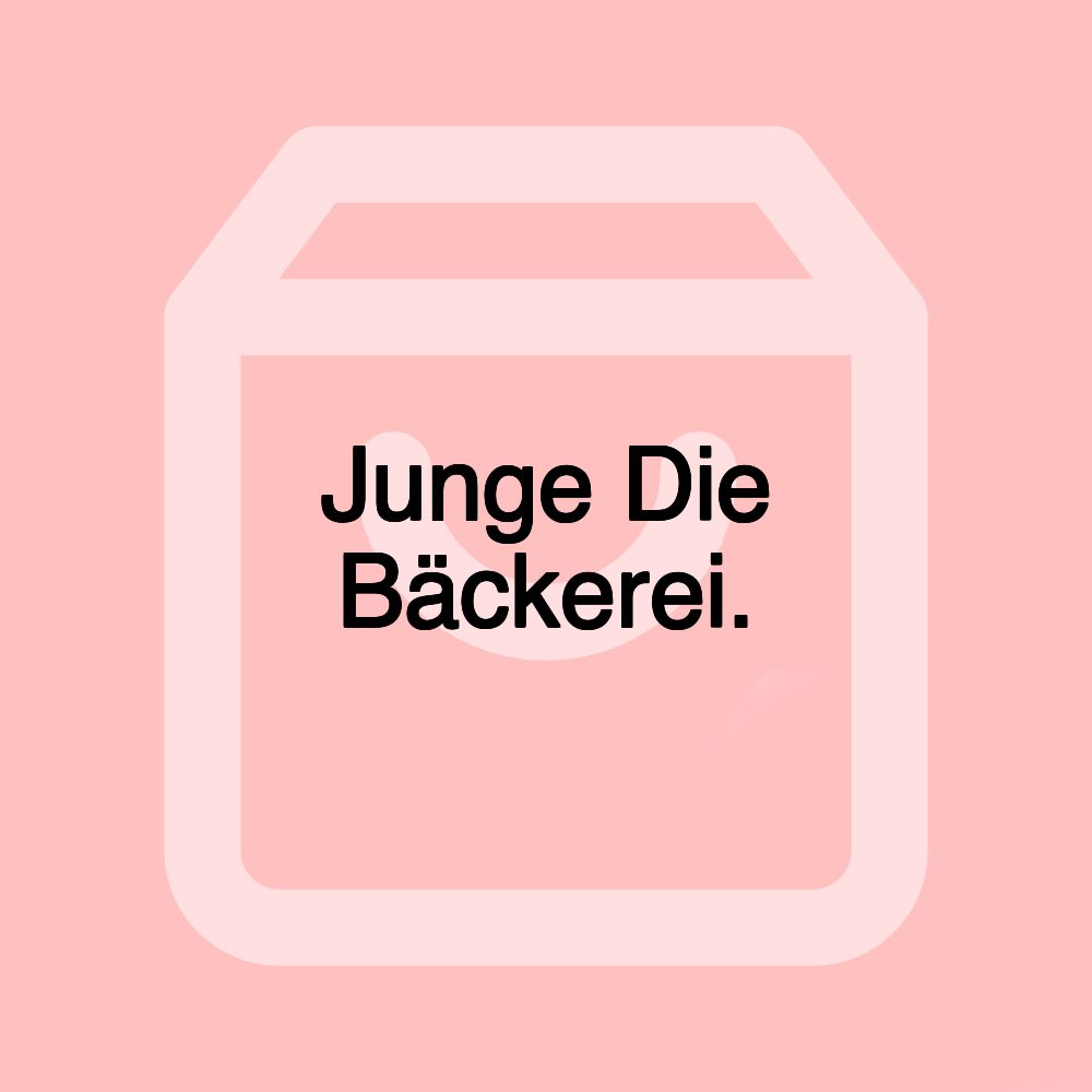 Junge Die Bäckerei. Junge Die Bäckerei.