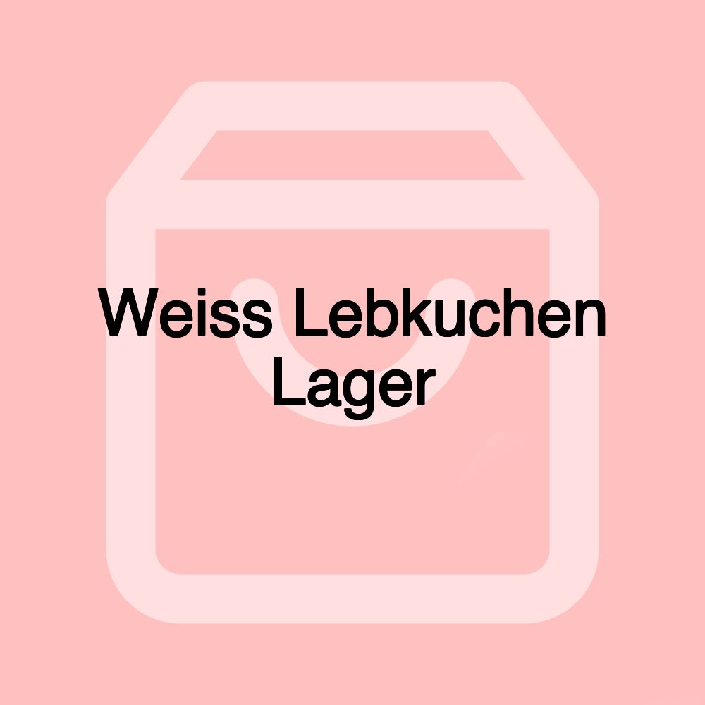 Weiss Lebkuchen Lager