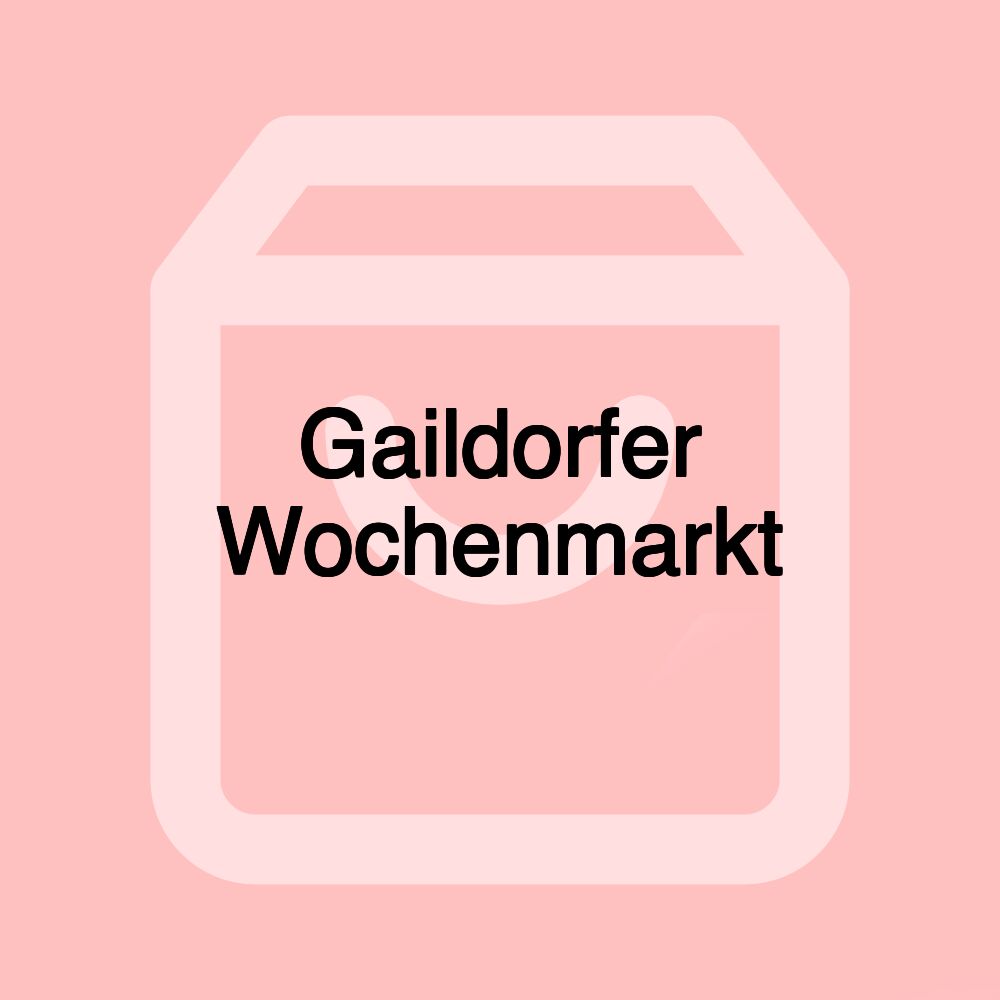 Gaildorfer Wochenmarkt