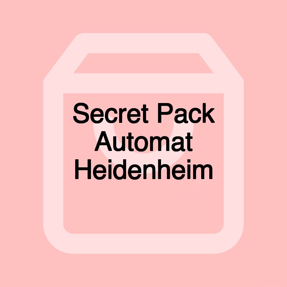 Secret Pack Automat Heidenheim