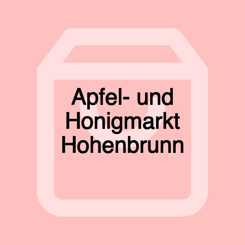 Apfel- und Honigmarkt Hohenbrunn