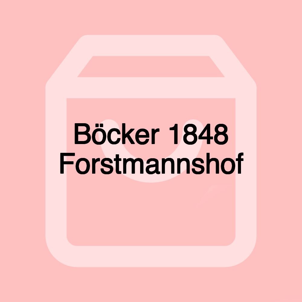 Böcker 1848 Forstmannshof