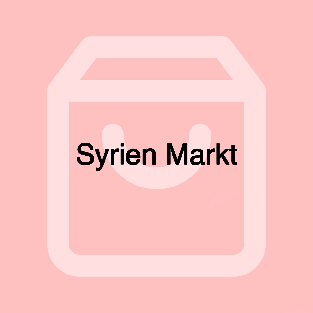 Syrien Markt Syrien Markt