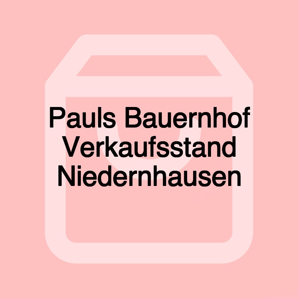 Pauls Bauernhof Verkaufsstand Niedernhausen
