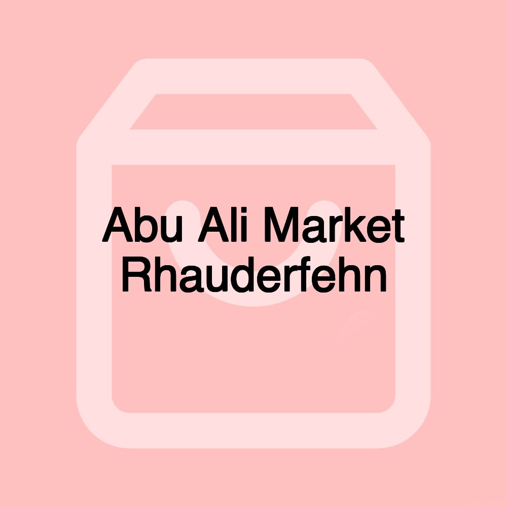 Abu Ali Market Rhauderfehn