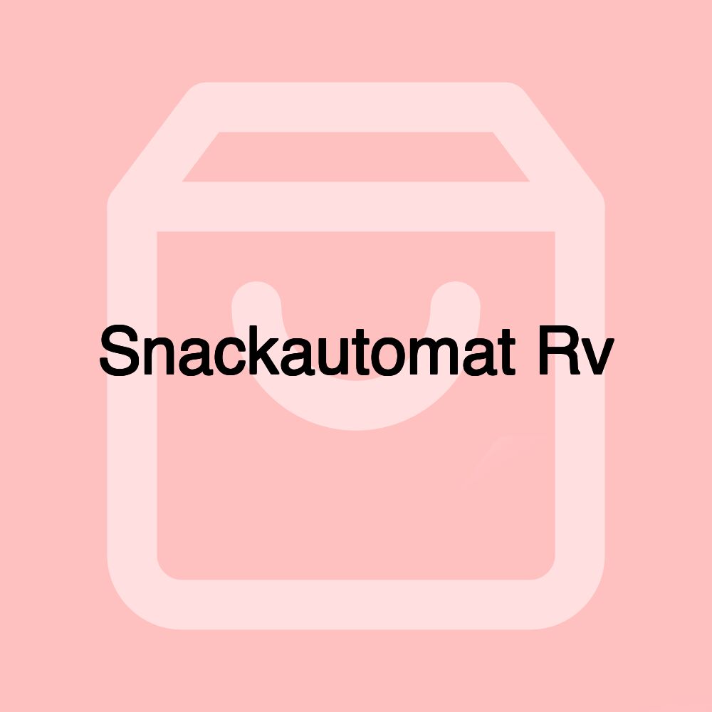 Snackautomat Rv