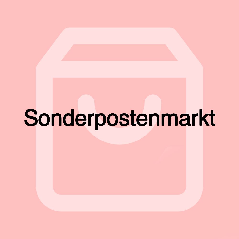 Sonderpostenmarkt Sonderpostenmarkt