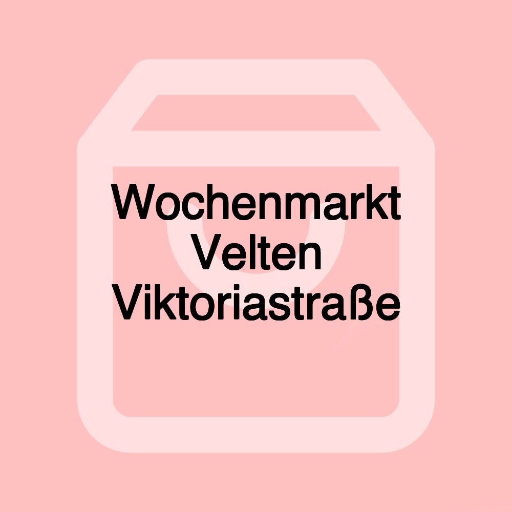 Wochenmarkt Velten Viktoriastraße