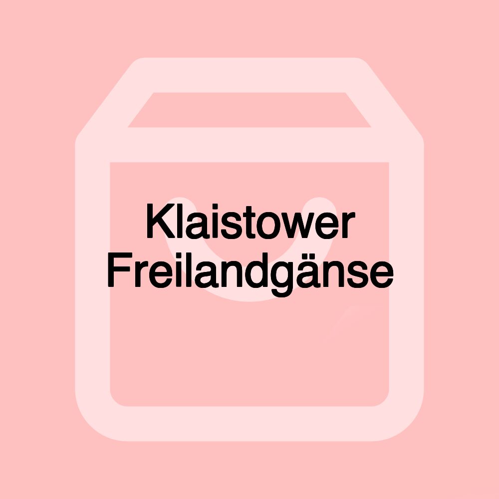 Klaistower Freilandgänse