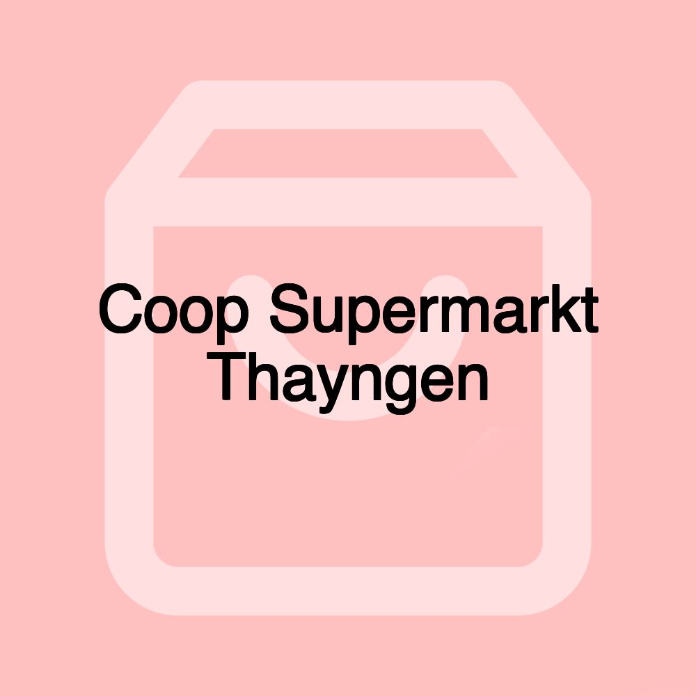 Coop Supermarkt Thayngen Coop Supermarkt Thayngen
