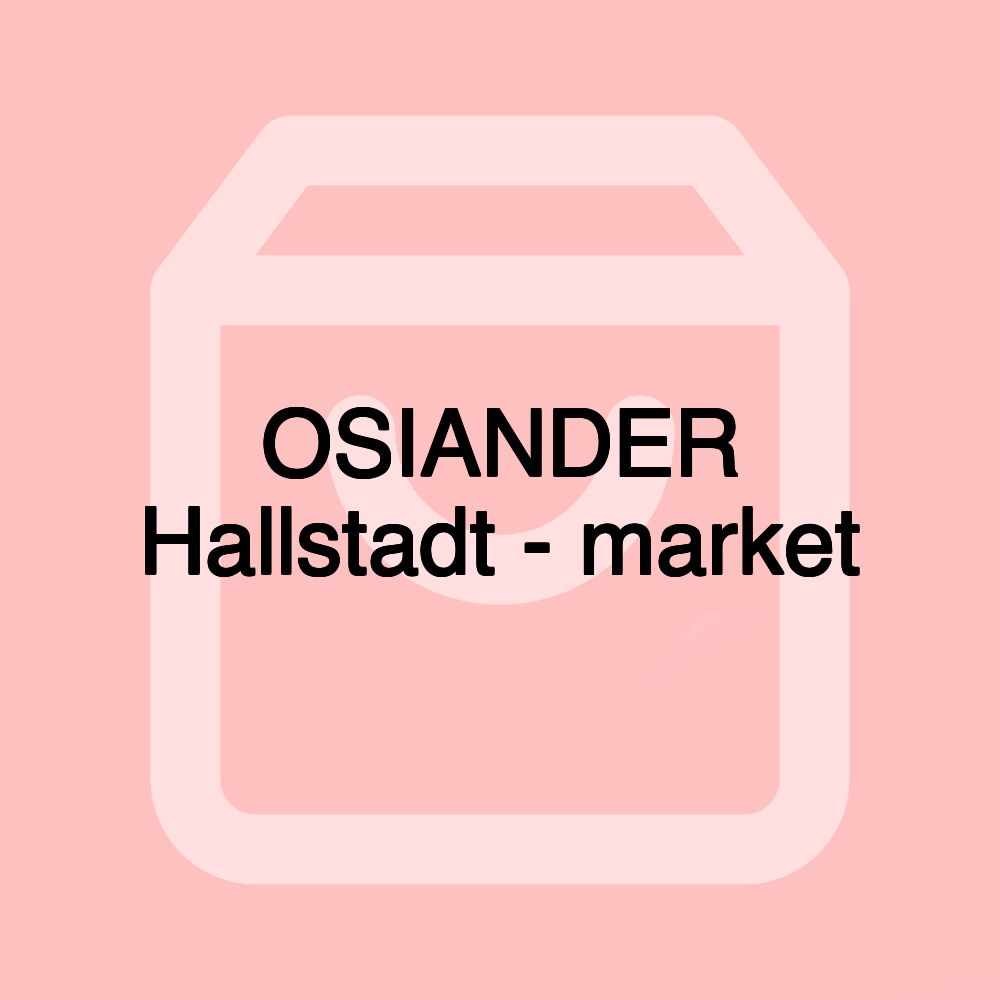 OSIANDER Hallstadt - market