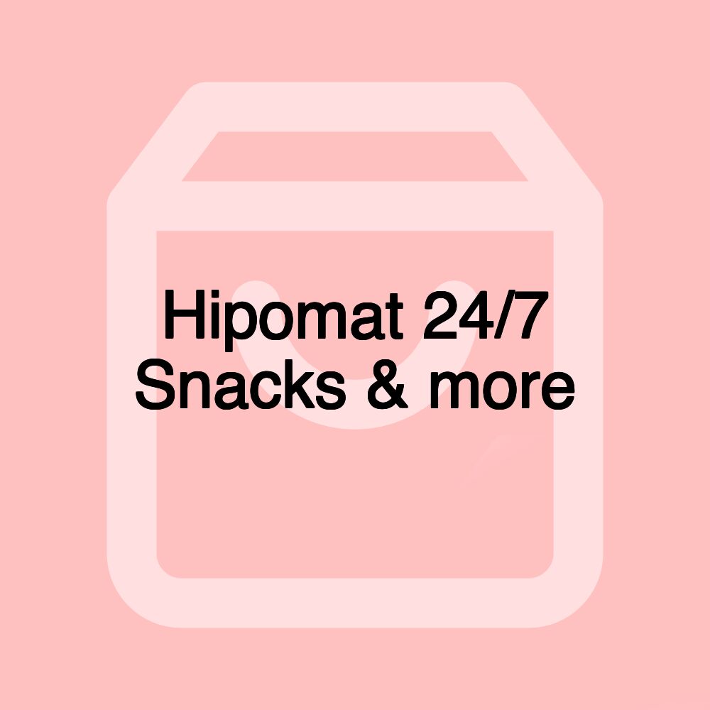 Hipomat 24/7 Snacks & more Hipomat 24/7 Snacks & more