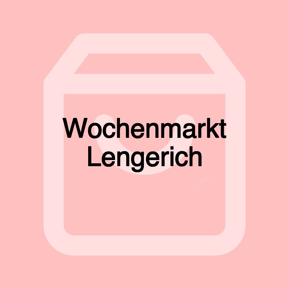 Wochenmarkt Lengerich Wochenmarkt Lengerich