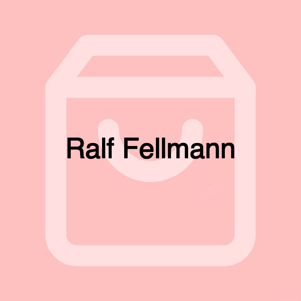 Ralf Fellmann Ralf Fellmann