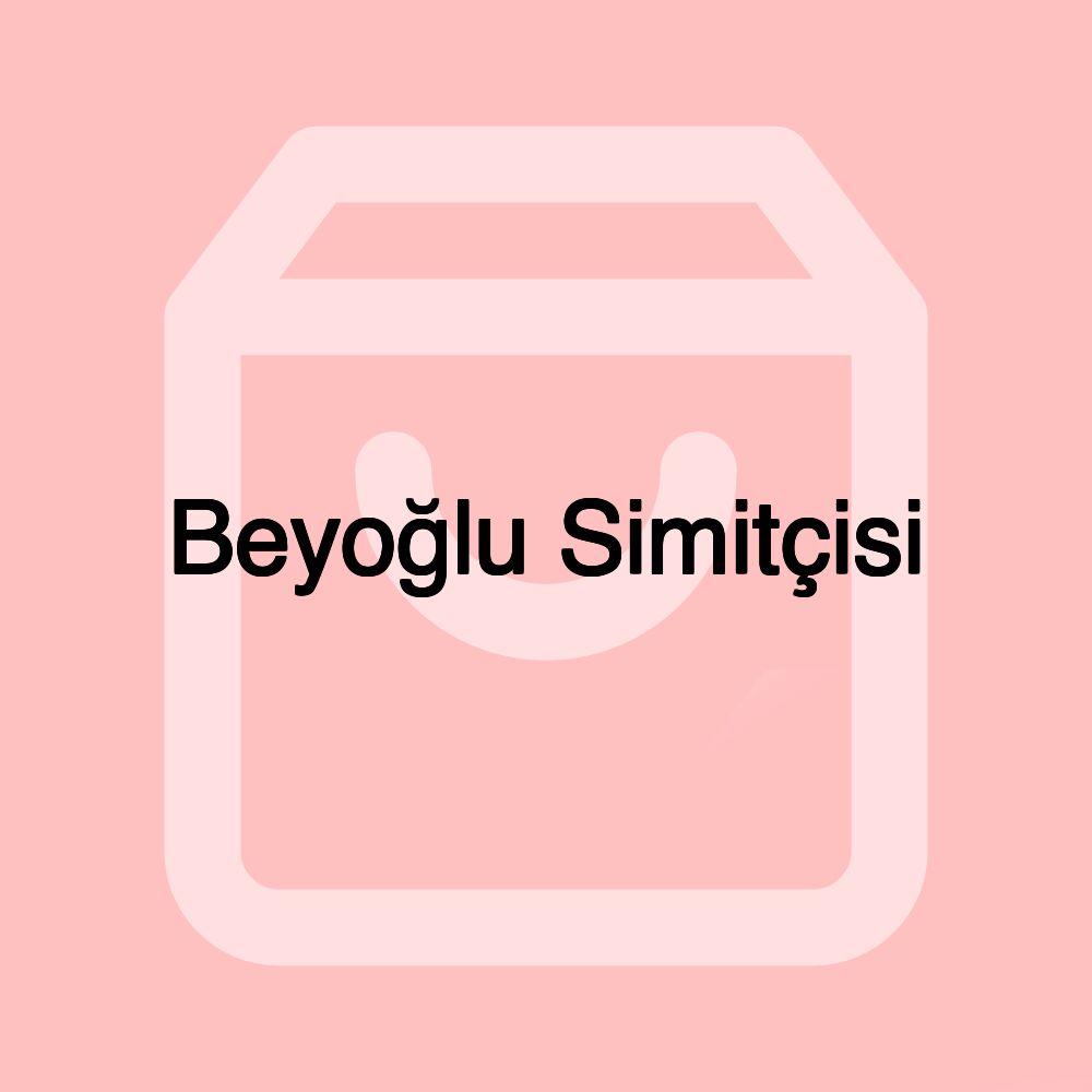 Beyoğlu Simitçisi Beyoğlu Simitçisi