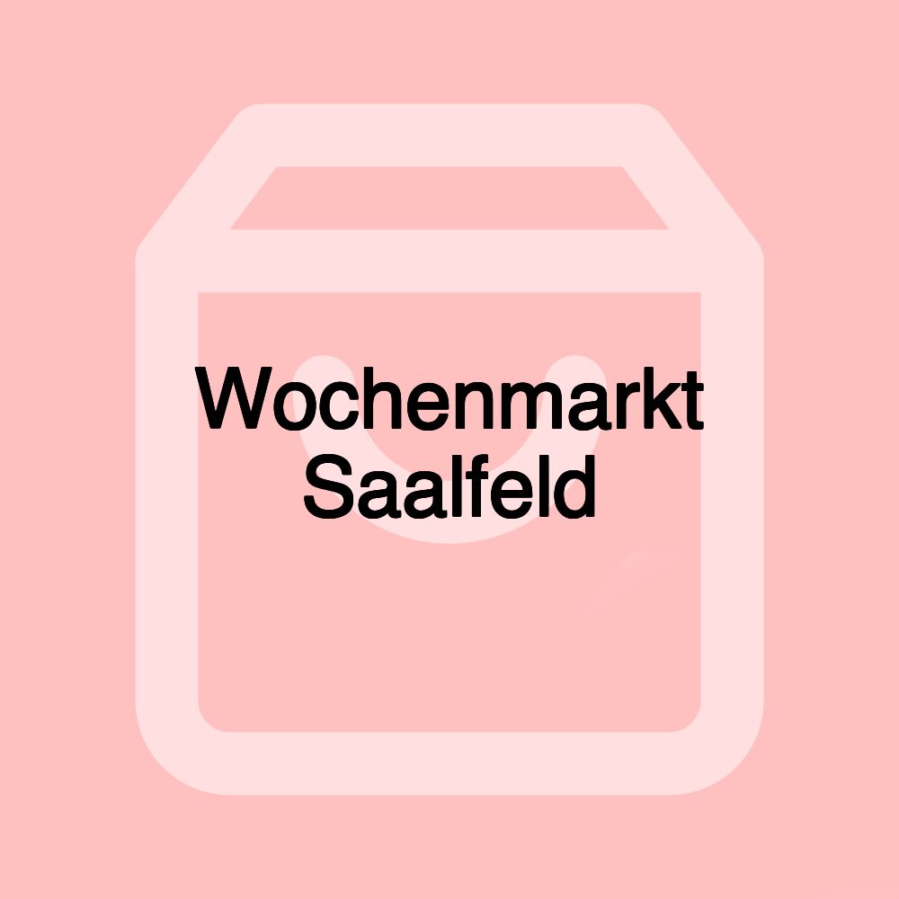 Wochenmarkt Saalfeld