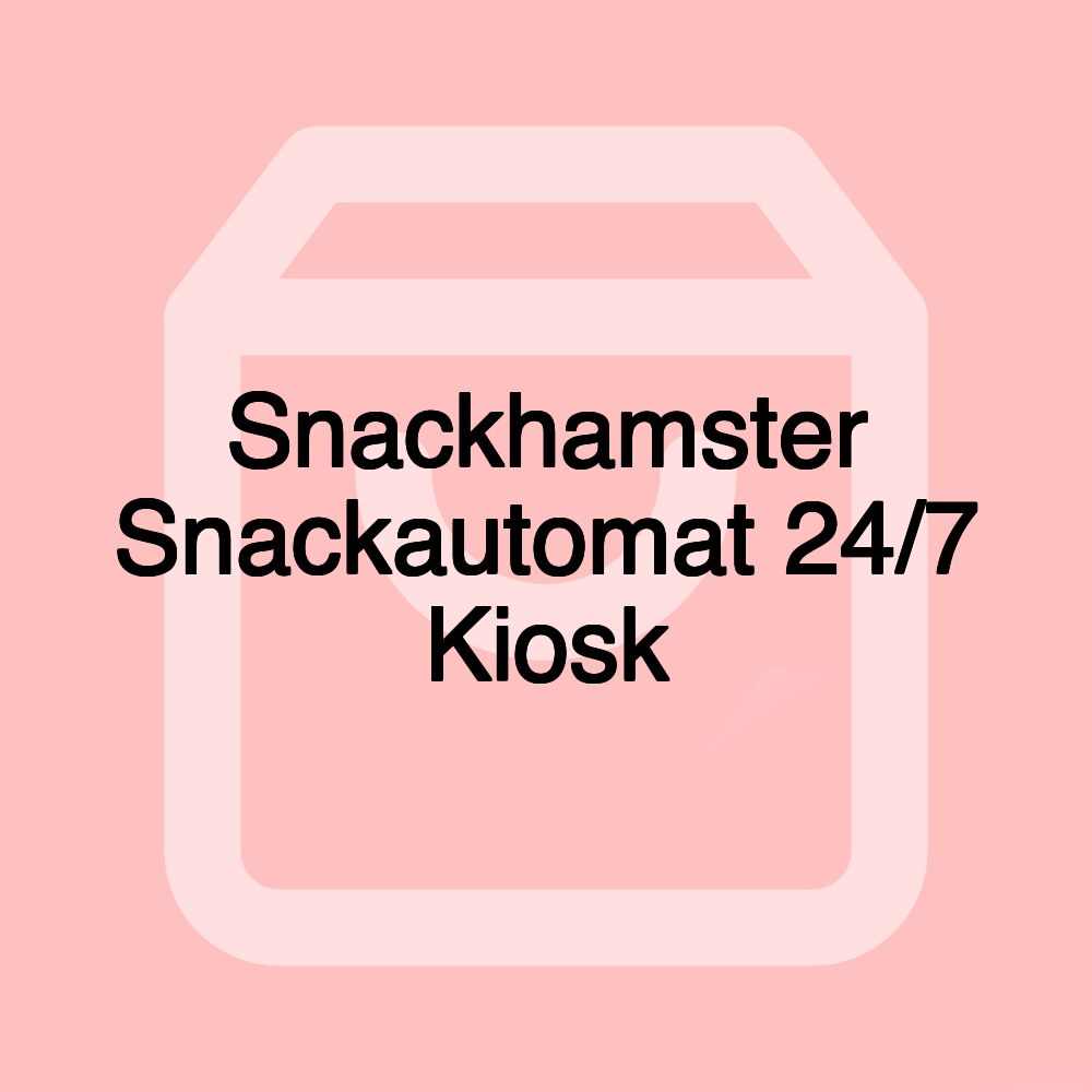 Snackhamster Snackautomat 24/7 Kiosk Snackhamster Snackautomat 24/7 Kiosk